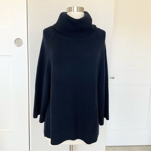 Theory Navy Wool Turtleneck